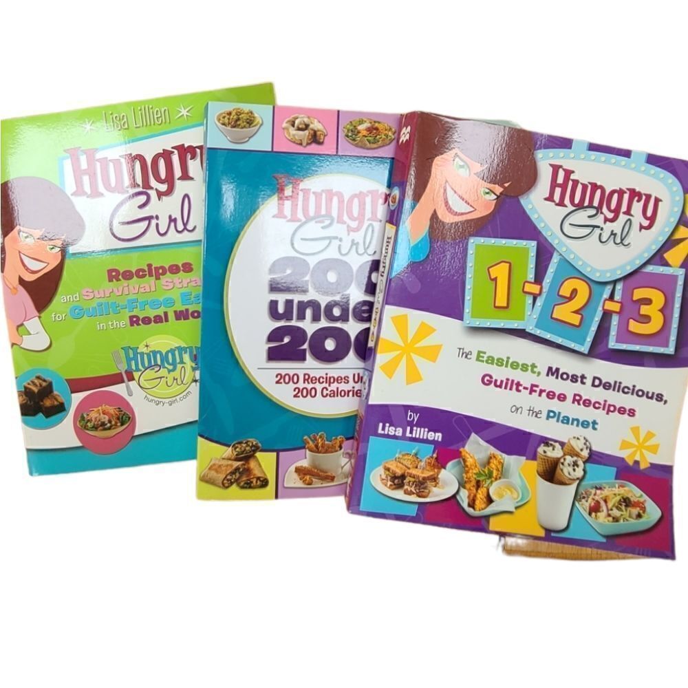 3 Hungry Girl cook Books by Lisa Lillien
